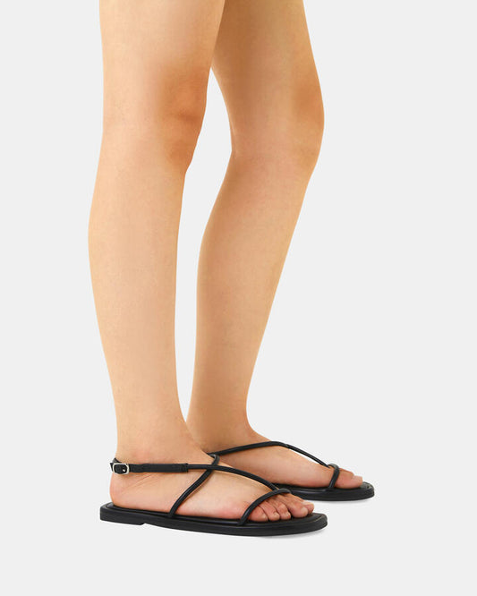 Image of Sandals. Productname: Reposado: Black - Women's Thongs in Black colour by brand - Novo
