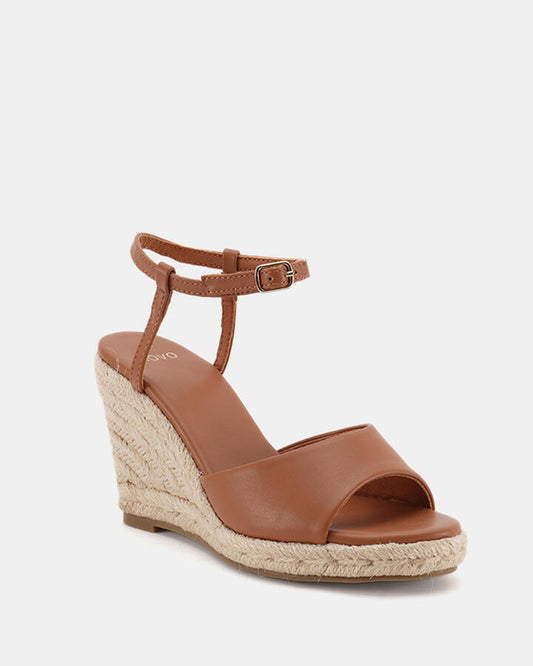 Image of Boots. Productname: Wells: Caramel - Women's Wedge in Caramel colour by brand - Novo