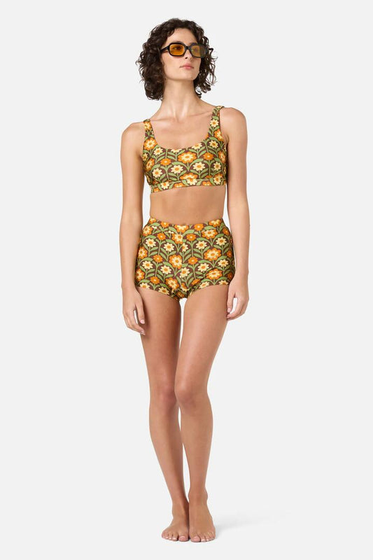 Image of Swimwear. Productname: Cleo Boyleg Bikini Bottom in Chocolate colour by brand - Princess Highway