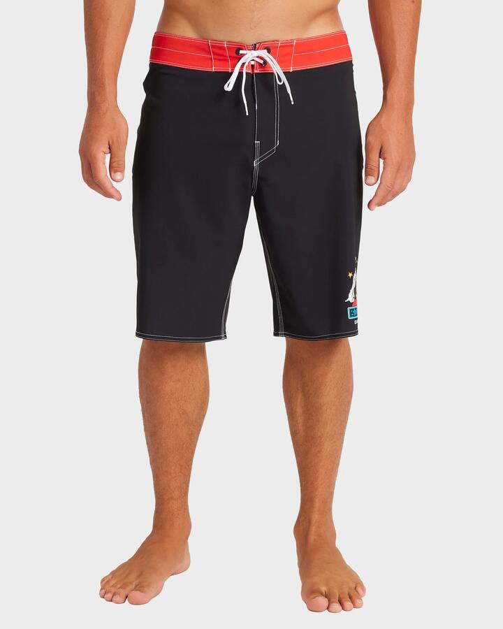 Image of Swimwear. Productname: Billabong Mens Wizard Pro 20" Boardshorts Black - in Black colour by brand - Billabong