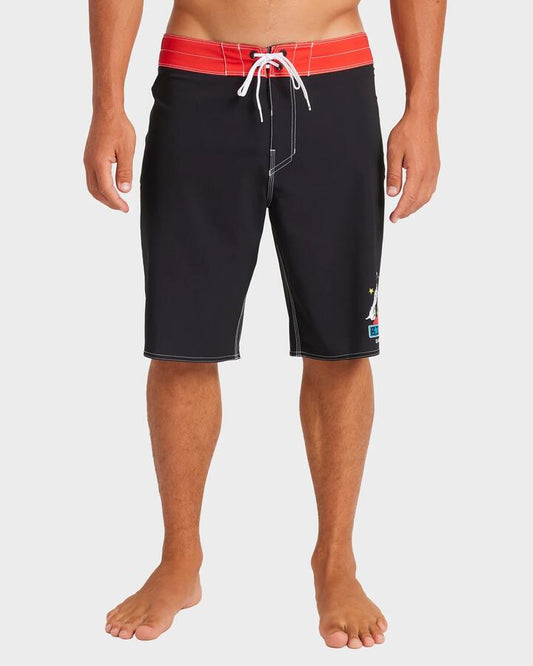 Image of Swimwear. Product name - Billabong Mens Wizard Pro 20" Boardshorts Black - in Black colour by brand - Billabong