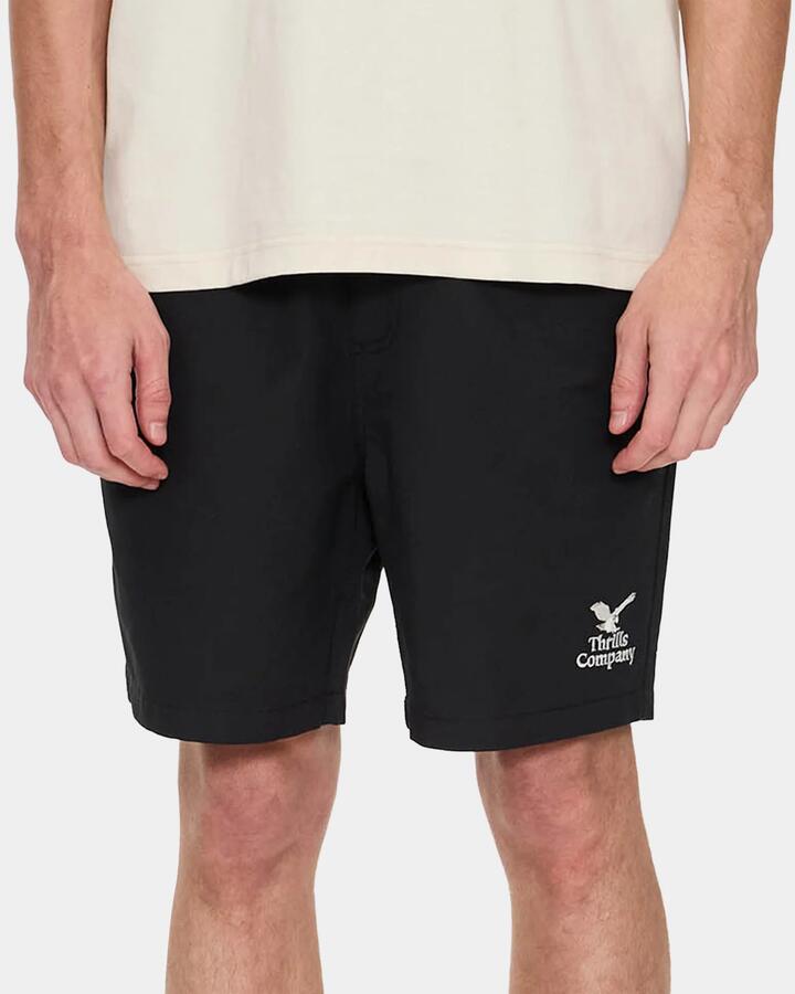 Image of Swimwear. Productname: thrills - Mens Heaven Volley Boardshorts - Black - in Black colour by brand - thrills