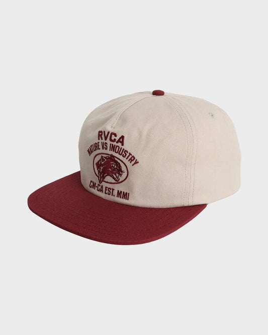 Image of Hats. Productname: RVCA - Mens Sky Cat Snapback Cap - Silver Bleach - in Silver Bleach colour by brand - RVCA