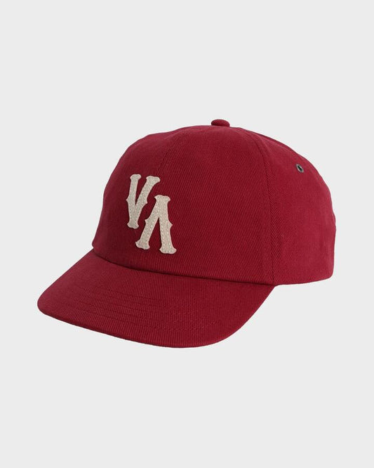 Image of Hats. Productname: RVCA - Womens Dugout Dad Hat - Ruby Red - in Ruby Red colour by brand - RVCA