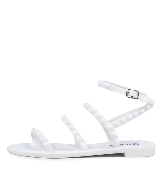Image of Sandals. Productname: Jelly White Smooth in WHITE colour by brand - MIDAS