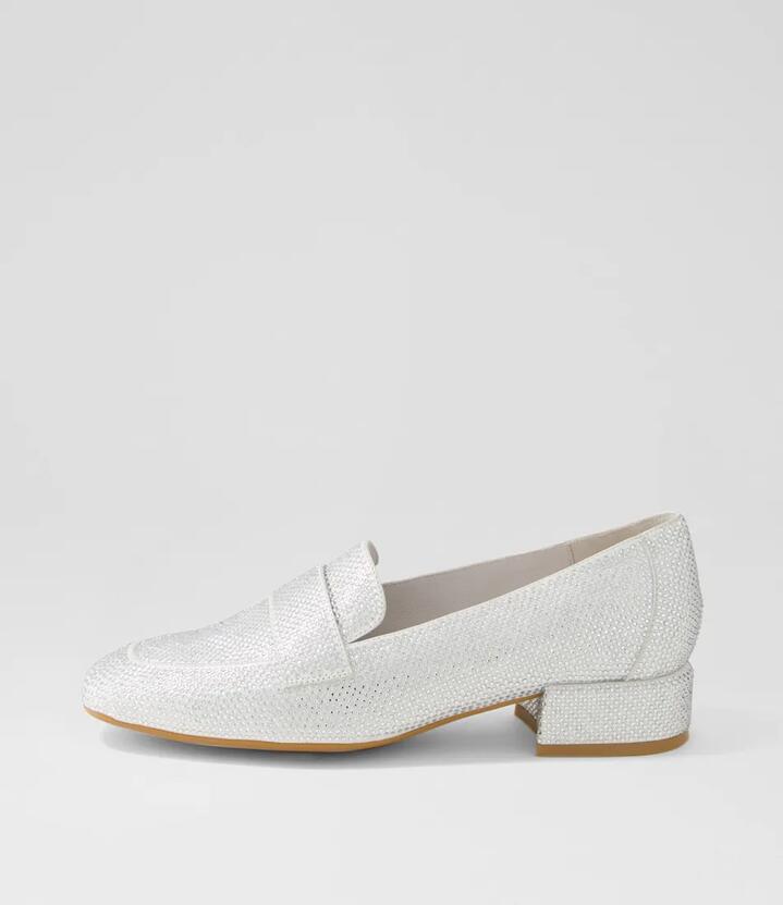 Image of Dresses. Productname: Vandee Mi Silver Shimmer Leather Jewels Silver Shimmer in SILVER SHIMMER colour by brand - MIDAS