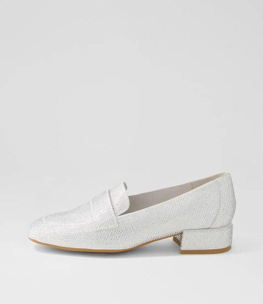 Image of Dresses. Productname: Vandee Mi Silver Shimmer Leather Jewels Silver Shimmer in SILVER SHIMMER colour by brand - MIDAS