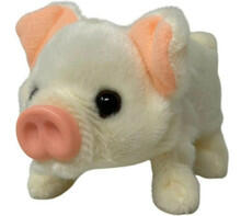 Image of Dolls. Product name - Walking & Tail Wagging Plush Pig 14cm in colour by brand - 