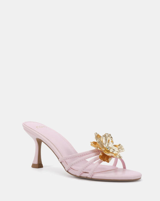 Image of Heels. Product name - Leilany Fairy Floss Low Heels in Fairy Floss colour by brand - Novo