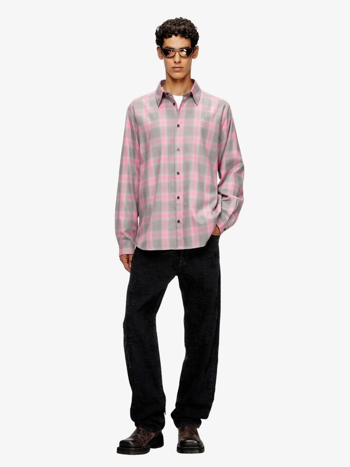 Image of Others. Productname: Diesel S-Simply-Check-Hgbt in Pink/Grey colour by brand - Diesel