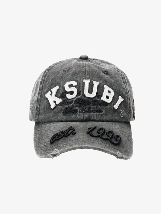 Image of Hats. Productname: Ksubi Duke Krest Cap ONE SIZE BLACK in BLACK colour by brand - Ksubi
