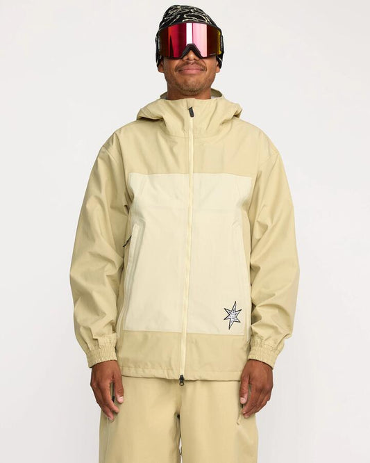 Image of Coats & Jackets. Product name - Volcom Mens Arthur 3L Snow Jacket Fern in Fern colour by brand - Volcom