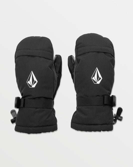 Image of Accessories. Productname: Volcom Boys 8-16 Day Saver Snow Mitt Black - in Black colour by brand - Volcom