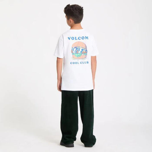 Image of T-Shirts. Productname: Volcom Boys 8-16 Burgstone Pocket T-Shirt White - in White colour by brand - Volcom