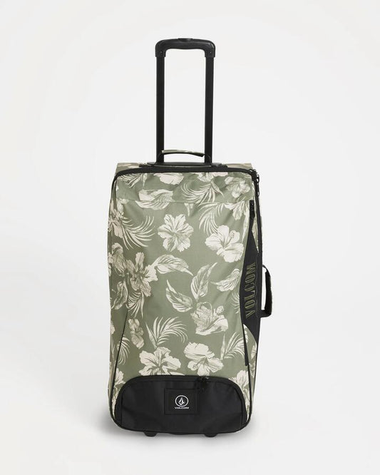 Image of Accessories. Productname: Volcom - Patch Attack Roller Luggage - Moss Stone - in Moss Stone colour by brand - Volcom