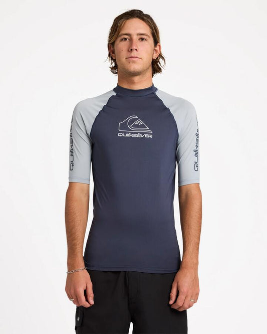 Image of Coats & Jackets. Productname: Quiksilver - Mens On Tour Rash Vest - India Ink - in India Ink colour by brand - Quiksilver