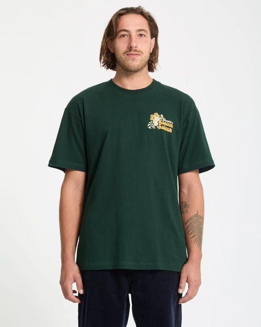 Image of T-Shirts. Productname: Volcom Mens Racoon Loose T-Shirt Scarab - in Scarab colour by brand - Volcom
