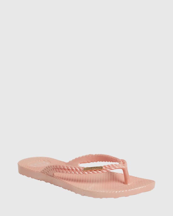 Image of Sandals. Productname: Billabong - Womens Kick Back Metallic Thongs - Peachy Haze - in Peachy Haze colour by brand - Billabong