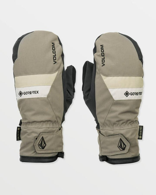 Image of Accessories. Productname: Volcom Mens Stay Dry Gore-Tex Snow Mitt Military - in Military colour by brand - Volcom