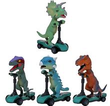 Image of Toys. Product name - Popsey Dinosaur Pullback Scooter in colour by brand - Toymate