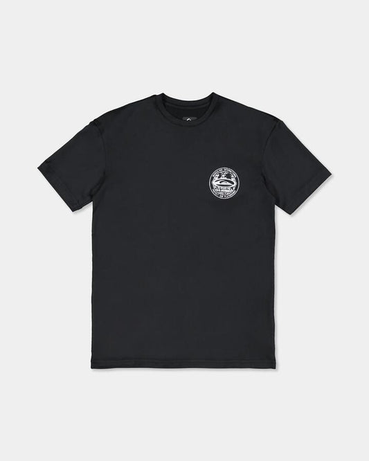 Image of Shirts. Product name - Quiksilver Boys 8-16 Surf Shirt Black in Black colour by brand - Quiksilver
