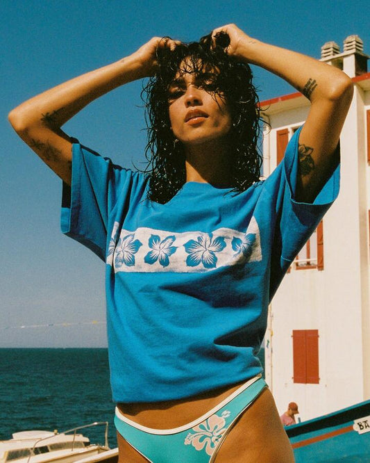 Image of T-Shirts. Productname: Billabong Womens Somewhere Close T-Shirt True Blue - in True Blue colour by brand - Billabong