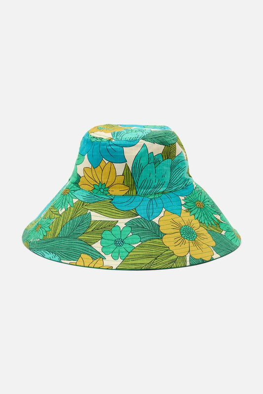 Image of Hats. Productname: Rita Reversible Hat in Green colour by brand - Princess Highway