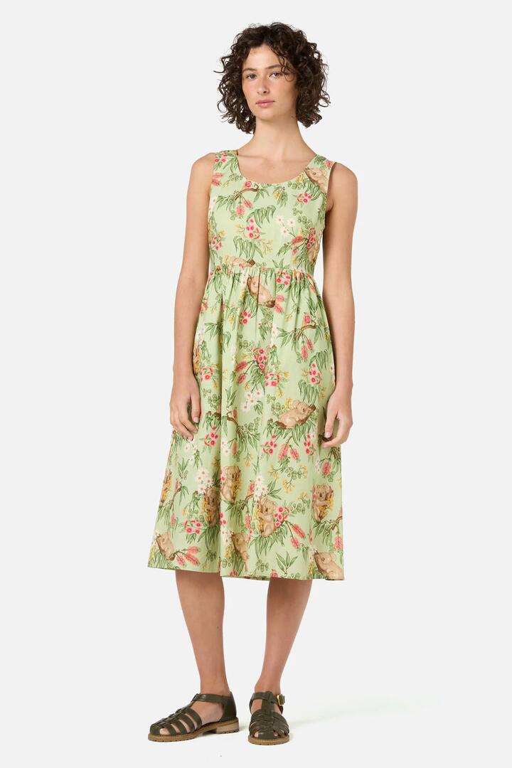 Image of Dresses. Productname: Koala Sleeveless Midi Dress in Mint colour by brand - Princess Highway