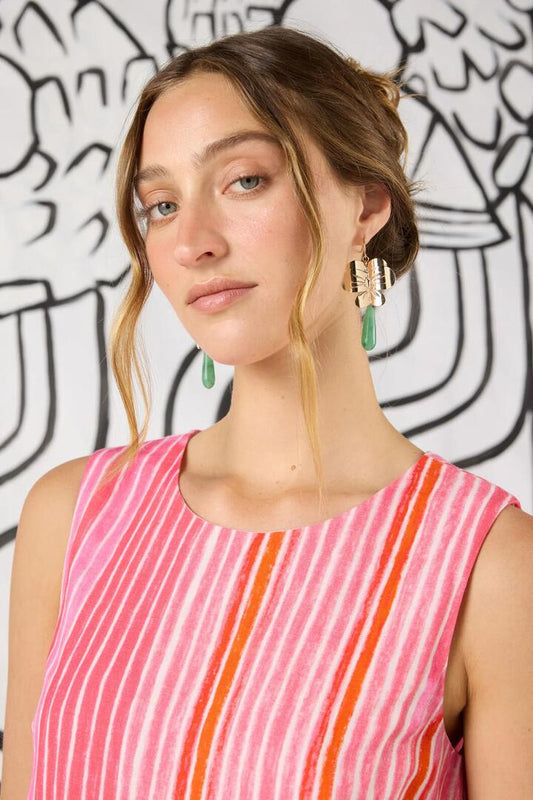 Image of Earrings. Productname: Pansy Earring in Multi colour by brand - Gorman