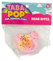 Image of Toys. Product name - Taba Pop Squishy Bear Cookies in colour by brand - Toymate