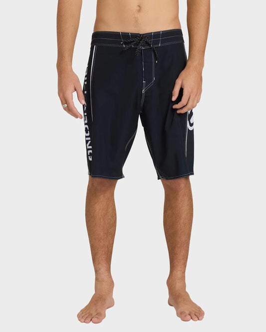 Image of Swimwear. Productname: Billabong Mens D Bah 2.0 Pro 20" Boardshorts Black/White - in Black/White colour by brand - Billabong