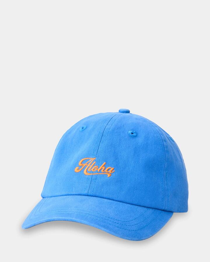 Image of Hats. Productname: rip Curl - Womens Mixed Desto Dad Cap - Azure Blue - in Azure Blue colour by brand - rip Curl