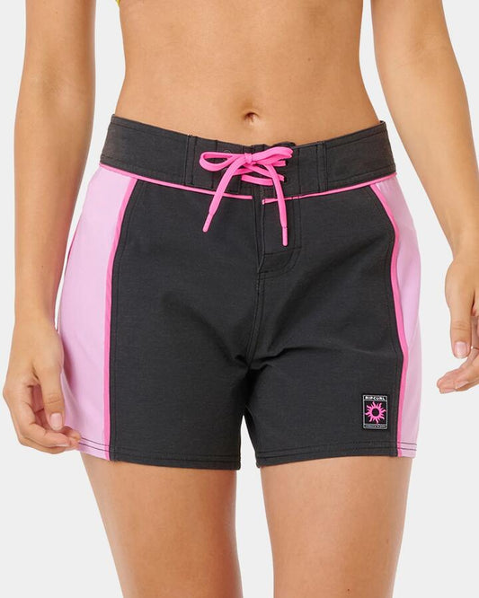 Image of Accessories. Productname: rip Curl Womens Sg Spliced 5" Boadshorts Black - in Black colour by brand - rip Curl