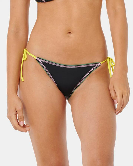 Image of Swimwear. Productname: rip Curl - Womens Sg Tie Side Bikini Bottom - Black - in Black colour by brand - rip Curl