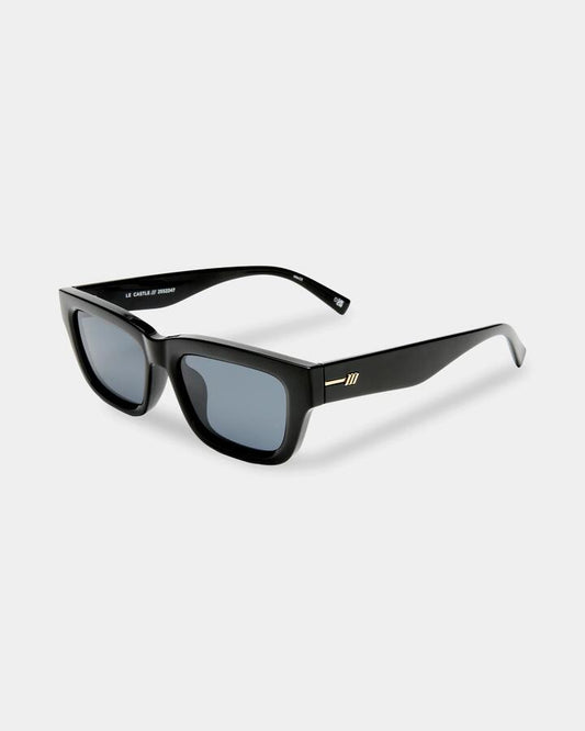 Image of Sunglasses. Productname: le Specs Le Castle Polarized Sunglasses Black - in Black colour by brand - le Specs