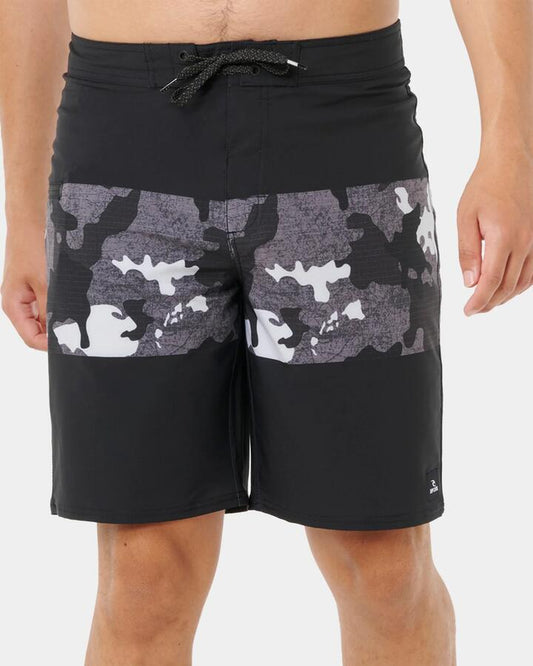 Image of Swimwear. Productname: rip Curl Mens Mirage Divided 20" Boardshorts Camo - in Camo colour by brand - rip Curl