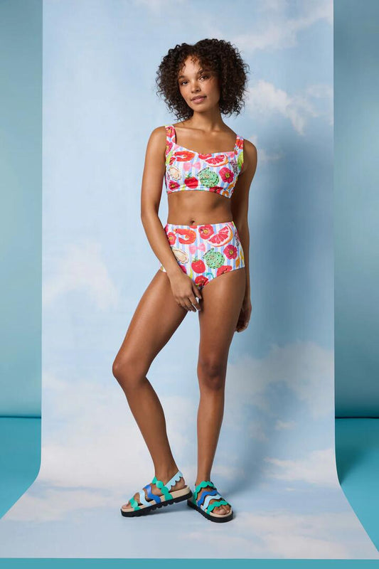 Image of Swimwear. Productname: Antipasto Print Bikini Bottom in Print colour by brand - Gorman