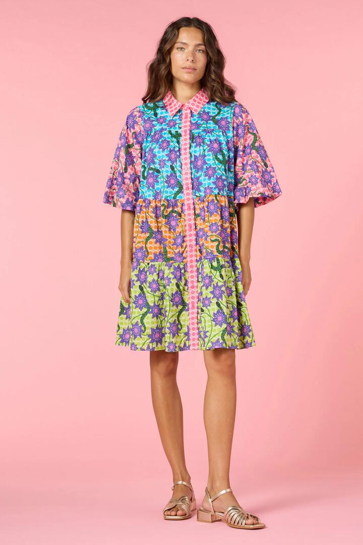 Image of Dresses. Productname: Serpent's Bloom Shirt Dress in Print colour by brand - Gorman