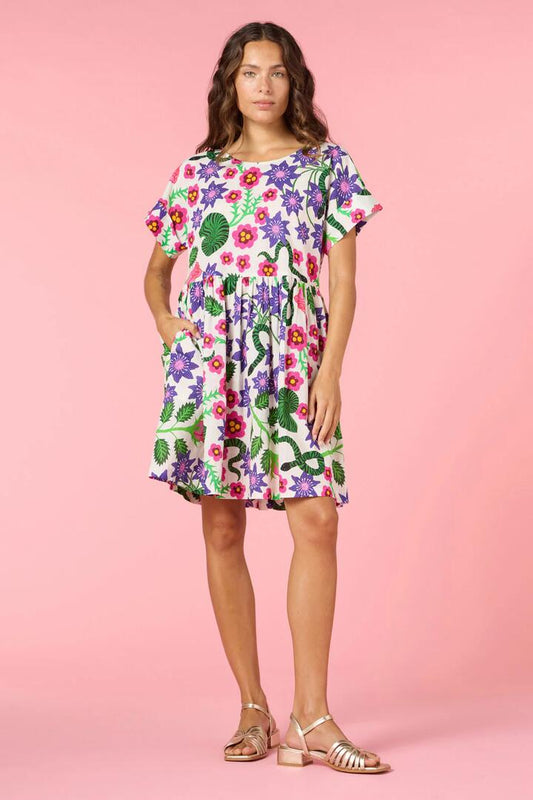 Image of Dresses. Productname: Flowerful Print Smock Dress in Print colour by brand - Gorman