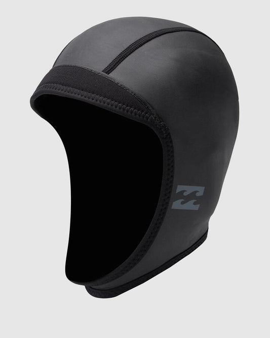 Image of Hats. Product name - Billabong Mens 2 Absolute Wetsuit Cap Black in Black colour by brand - Billabong