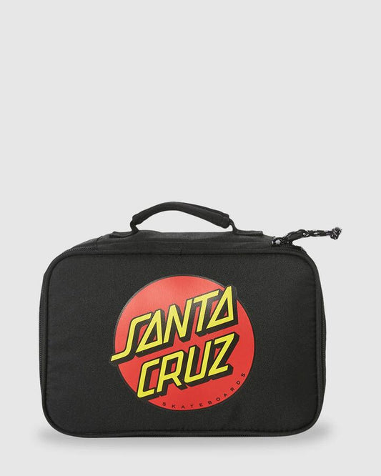 Image of Accessories. Product name - Santa Cruz Boys Classic Dot Lunch Box Black in Black colour by brand - Santa Cruz