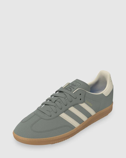 Image of Sneakers. Productname: adidas Mens Samba Adv Sneakers Silgrn/Wonwhi/Goldmt - in Silgrn/Wonwhi/Goldmt colour by brand - Adidas