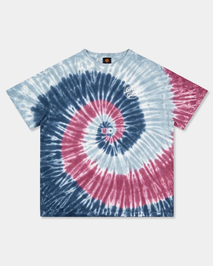 Image of a model wearing Tops. Productname: santa Cruz Girls 8-16 Opus Dot T-Shirt Dusk Pink - in Dusk Pink colour by brand - santa Cruz