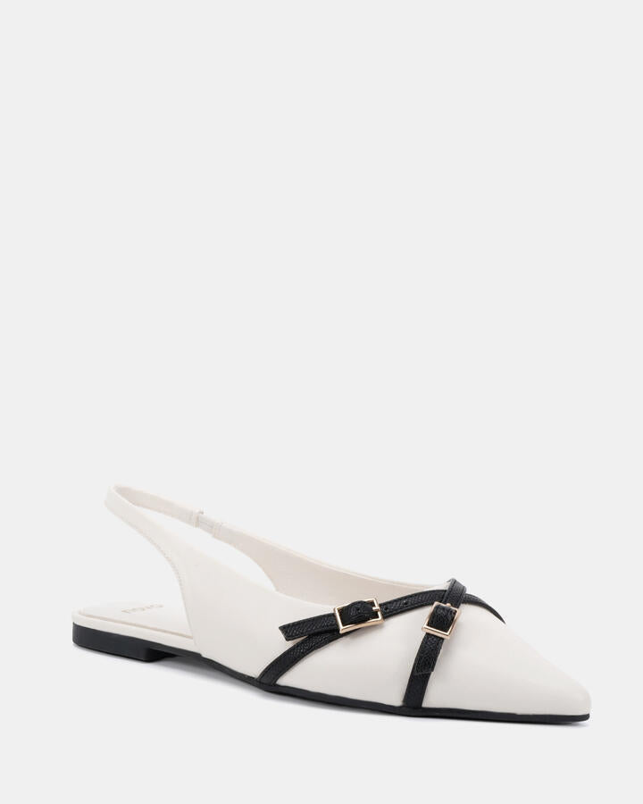 Image of Flats. Productname: Cordova: Multicolour - Women's Casual Flat Closed in Black colour by brand - Novo
