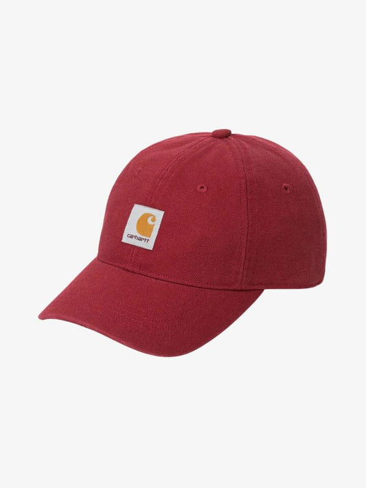 Image of Hats. Productname: Carhartt Wip Selby Canvas Cap ONE SIZE Scarlet in Scarlet colour by brand - Carhartt Wip