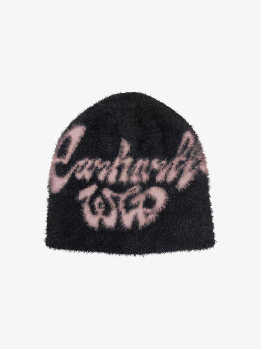 Image of Hats. Productname: Carhartt Wip Chedda Beanie ONE SIZE Black / Glassy Pink in Black / Glassy Pink colour by brand - Carhartt Wip