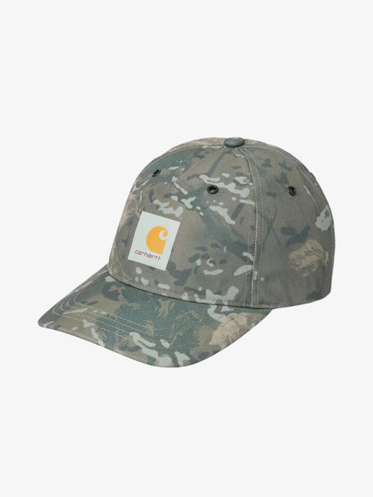 Image of Hats. Productname: Carhartt Wip Holden Cap ONE SIZE Camo Combi, Green / Black in Camo Combi, Green / Black colour by brand - Carhartt Wip