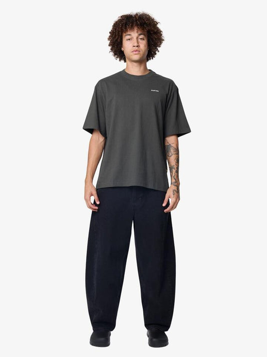 Image of a model wearing Tops. Productname: G-Star Boxy Base T-Shirt in Asfalt colour by brand - G-Star