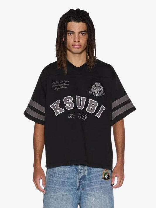 Image of T-Shirts. Productname: Ksubi Super 99 Ss Duke Tee in Old Black colour by brand - Ksubi