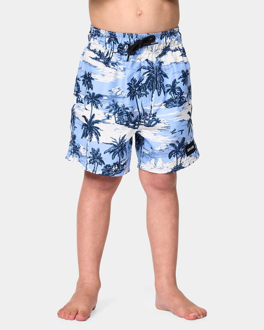 Image of Swimwear. Productname: rip Curl Boys 0-7 Dreamers Volley Boardshorts Ice Blue - in Ice Blue colour by brand - rip Curl